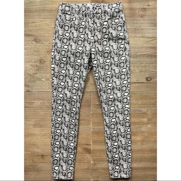 Good American Snake Print Good Legs High Waist Skinny Jeans - Picture 4 of 7